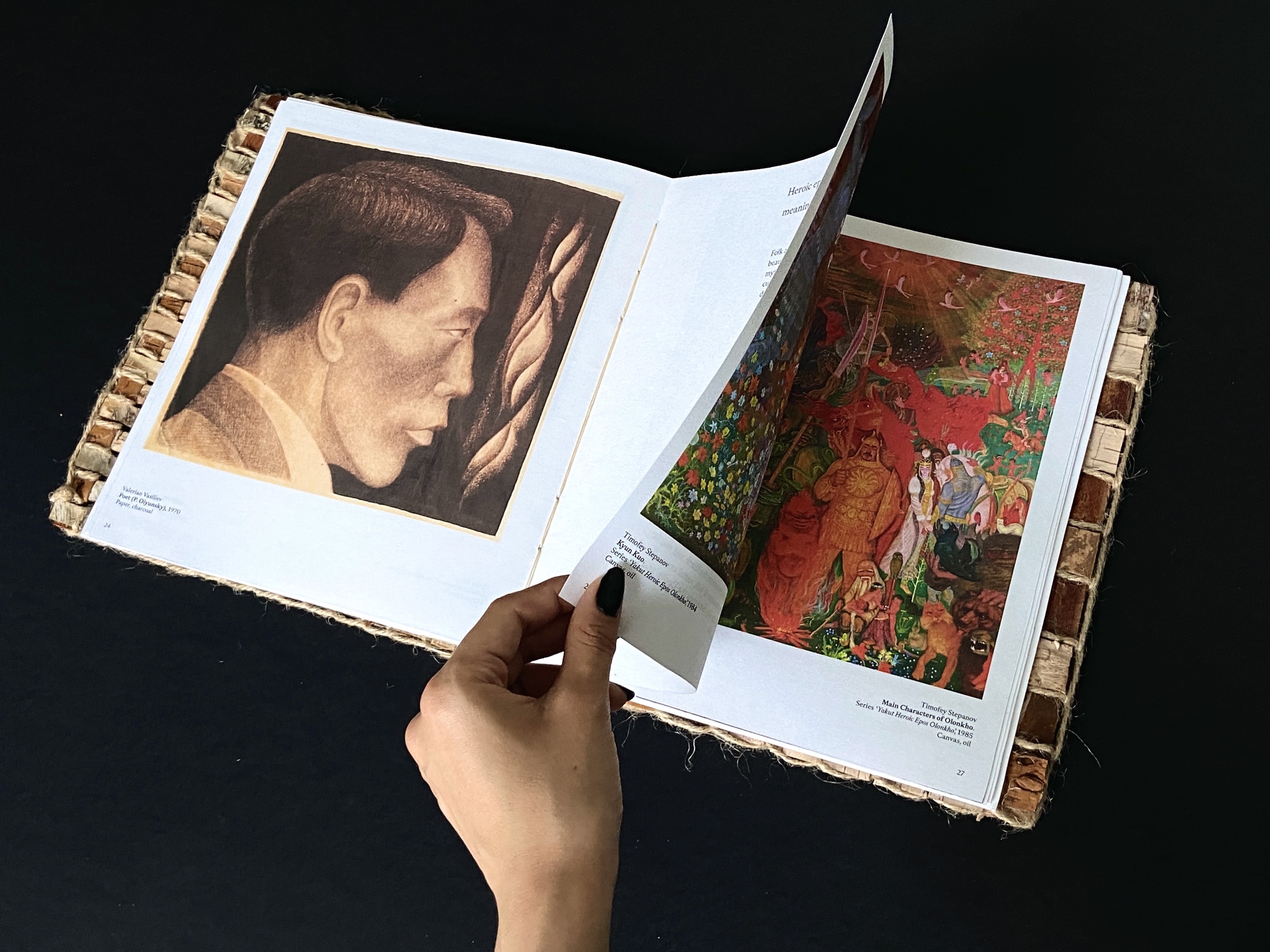 Sakha Art and History hand-bound publication